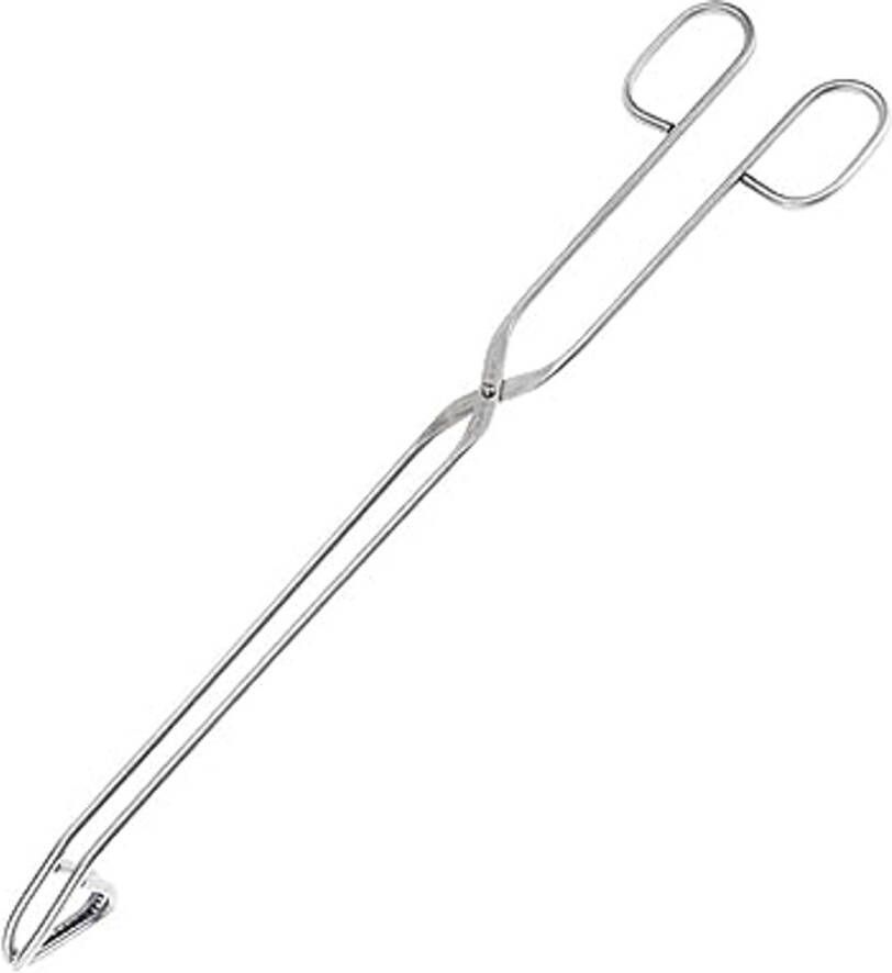 Grill- en braadtang van roestvrij staal 37 2 cm