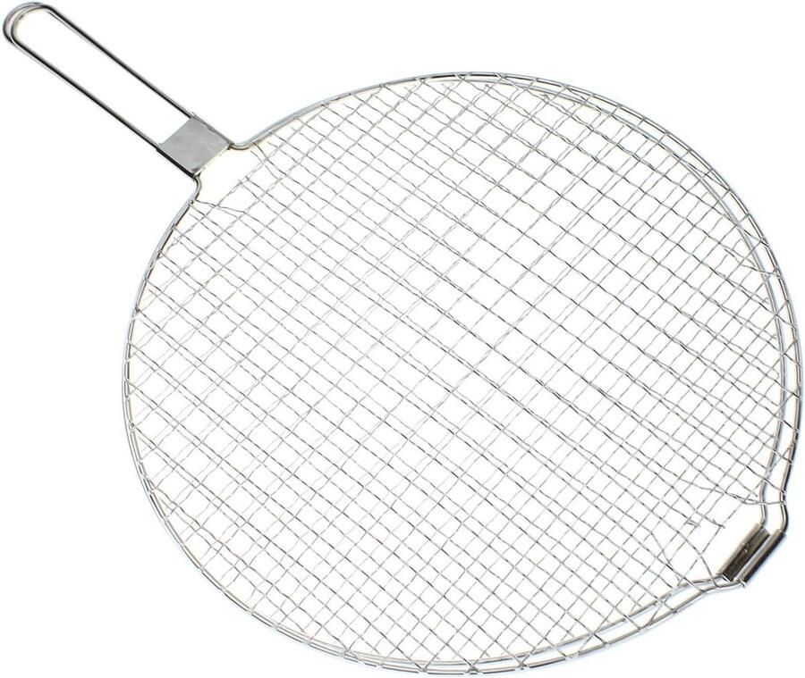 Grill en Toastrek Broodrooster rek Brood roosteren Draadrek 280 mm diameter rood