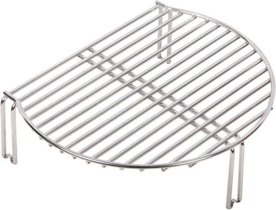 Grill Expander voor Kamado en Smoker RVS Kookrooster Stapelrack voor Extra Grilling Ruimte