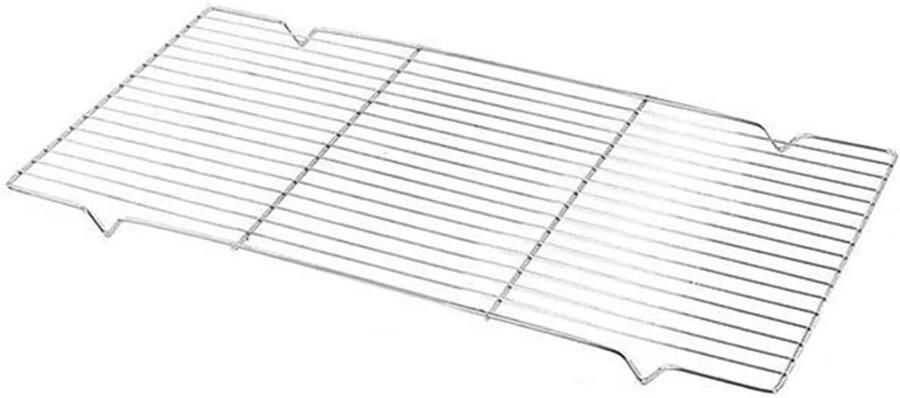 Grill Gaas Barbecue Mat Outdoor Grillen Roestvrij Staal Groot Formaat Zilver