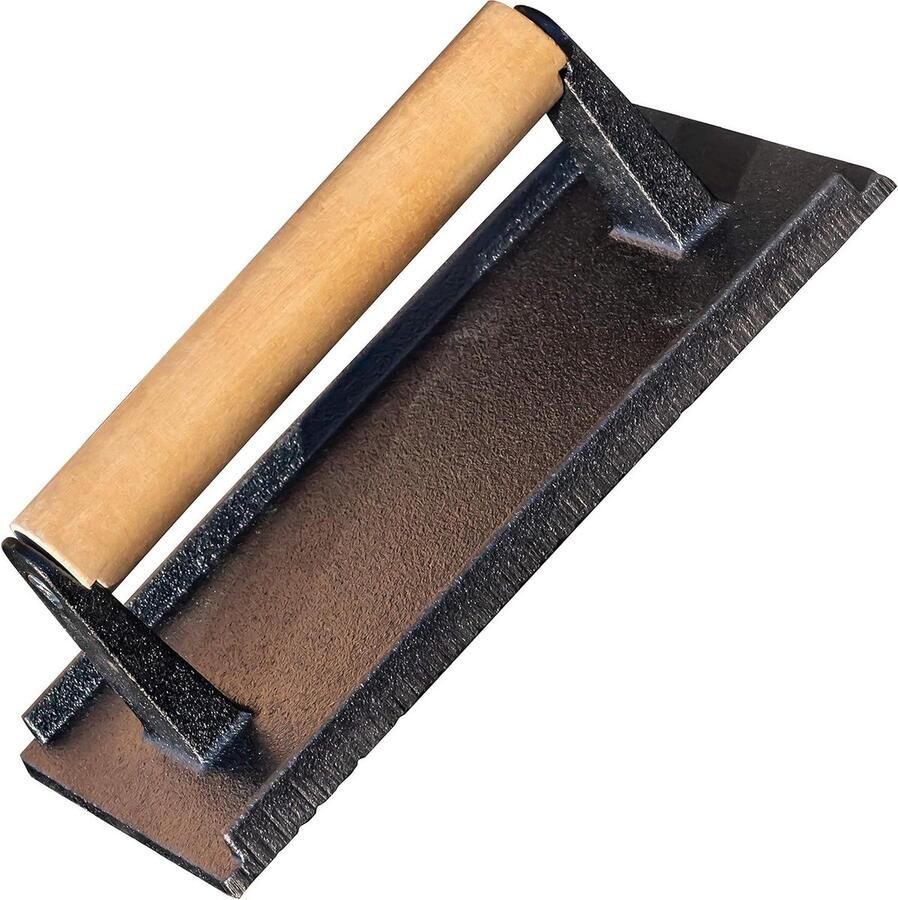 Grill Gewicht Set Vleespers Set Crispy Bacon Bakken Dubbelzijdig Garen 2 stuks Zwart