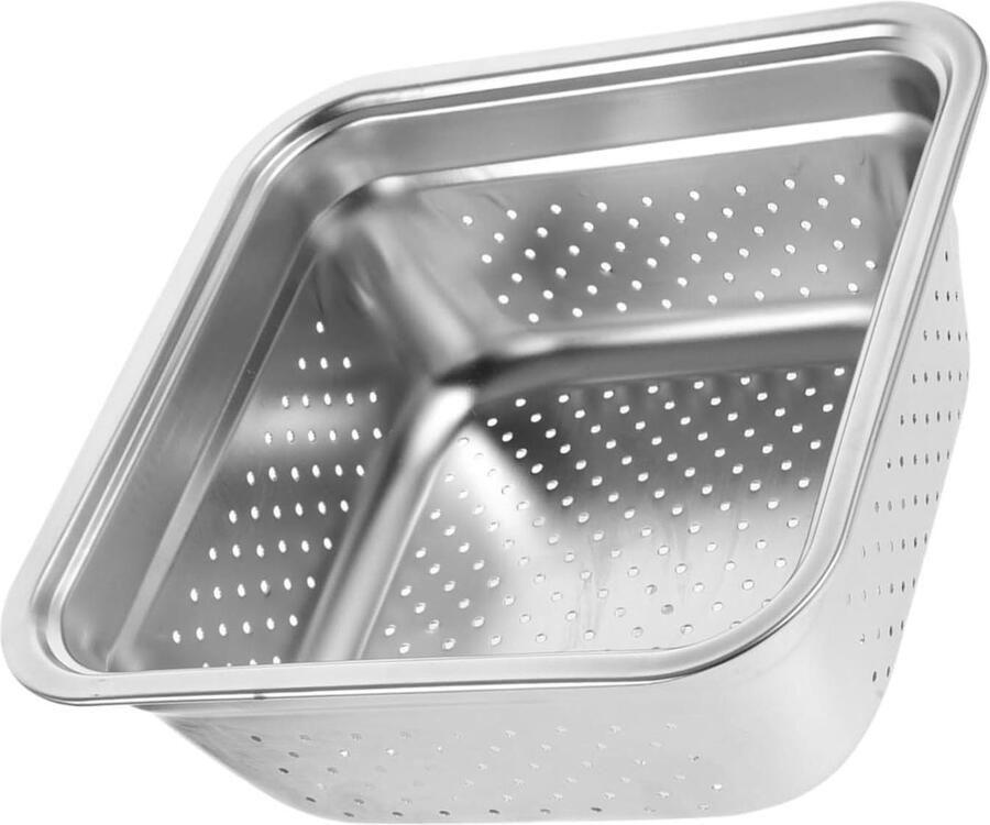 Grill Groentemand Barbecue Mand Buiten Koken Roestvrij Staal 21 x 21 x 8.6 cm Zilver