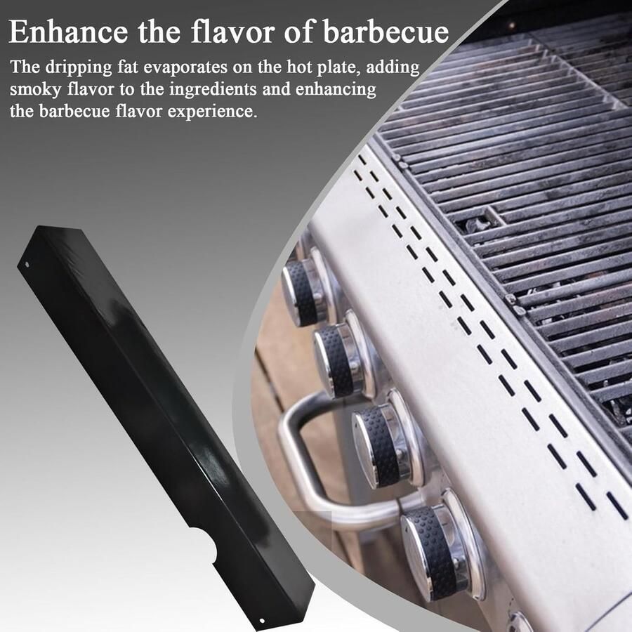 Grill Hitte Platen Roestvrij Staal Authentieke Grill Resultaten Gelijkmatige Warmtestroom 46 x 16 x 16 cm