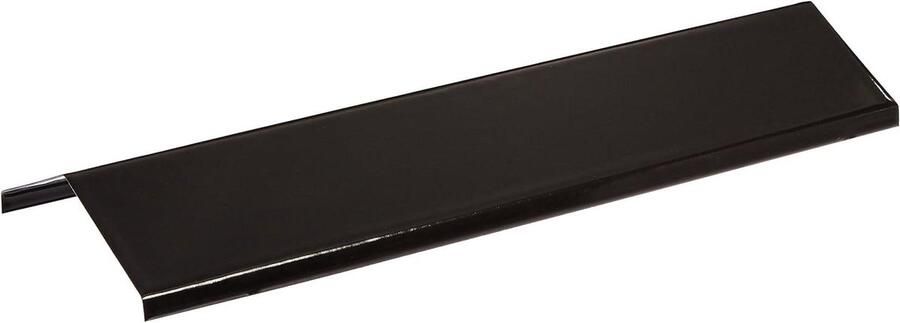 Grill Hitteplaat Vervangende Plaat Barbecue Onderhoud Porselein Staal 38.58 x 13.81 cm Zilver