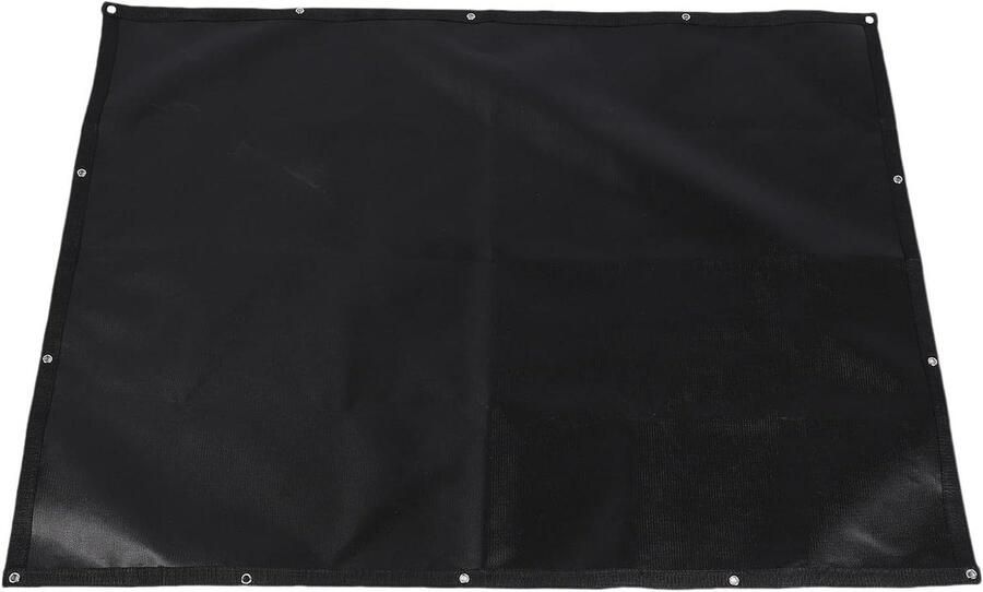 Grill Hitteschild Mat Terrasbeschermer Buiten Koken Hittebestendig Glasvezel 3 x 4 Ft Grijs