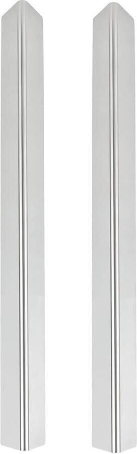 Grill Hitteschild Warmteplaat Barbecue Gasgrill Onderhoud Roestvrij Staal 57.1 cm Zilver