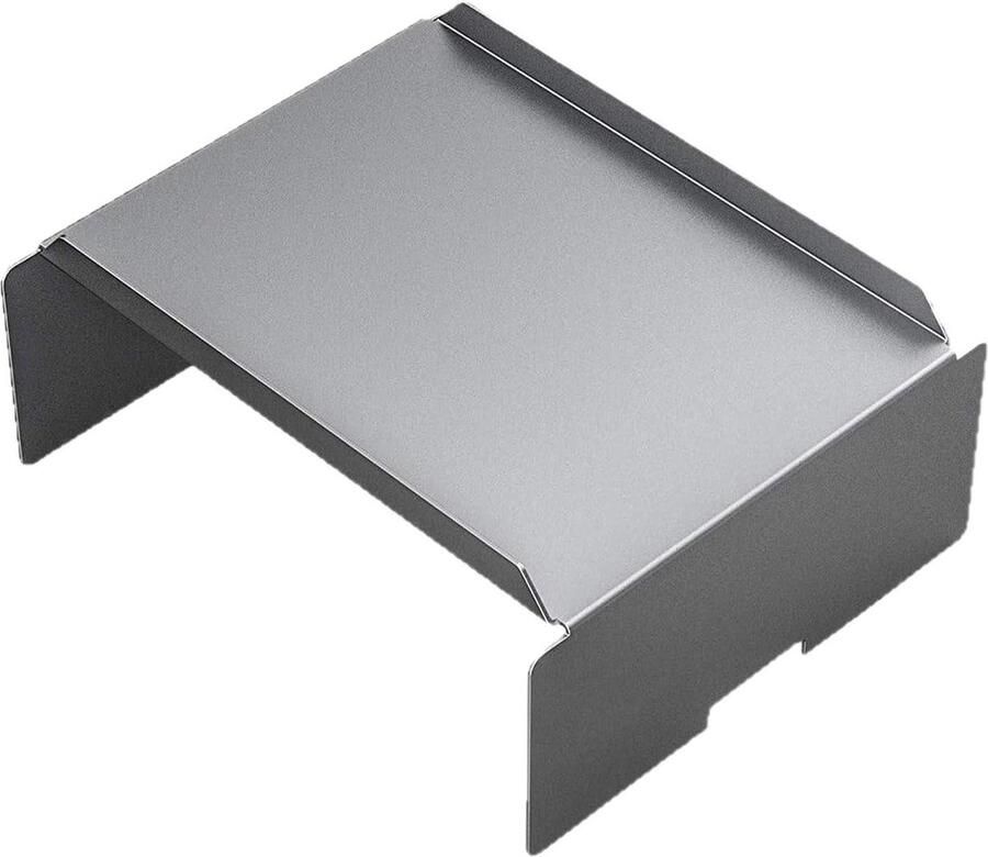 Grill Hitteverdeler Warmteplaat Diffuser Gelijkmatig Grillen Roestvrij Staal 28 x 33 x 13 cm Zilver