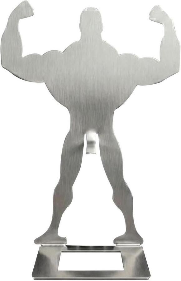 Grill Houders Worst Standaards Buiten Koken Roestvrij Staal 18 x 8.5 cm Zilver