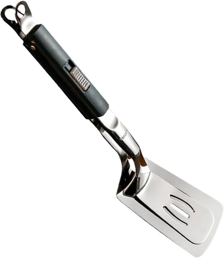 Grill Klem Spatel Voedsel Tang Barbecue Koken Olie Drainage 29 cm Groen