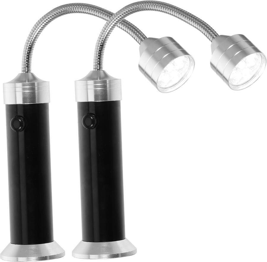 Grill Magneetverlichting Led Grilllamp Buiten Grillen Magnetische Bevestiging 25.40X3.80X3.80CM Zwart