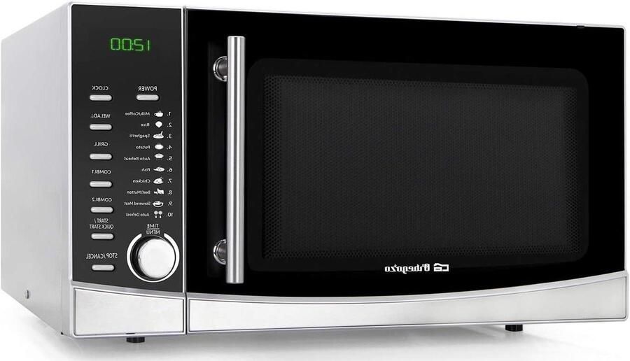 Grill Magnetron Oven Combinatie Snel Koken Grote Inhoud 34 Liter Grijs