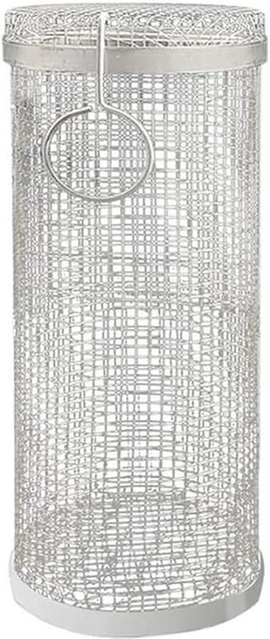 Grill Mand BBQ Net Buiten Koken Roestvrij Staal 30 cm Zilver