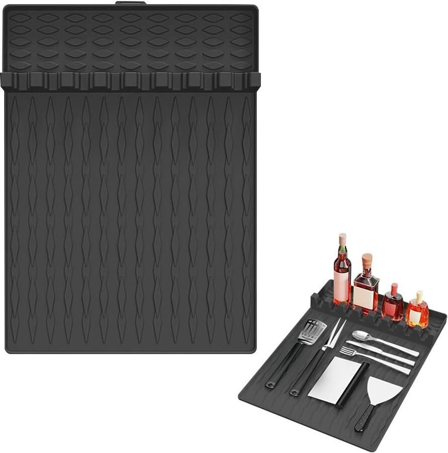 Grill Mat Barbecue Accessoire BBQ Tafel Met Drip Pad 40x29 cm