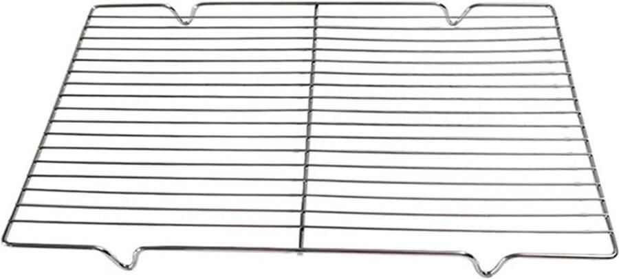 Grill Mat BBQ Net Buiten Koken Gelijkmatige Warmte 30 x 20.5 cm Zilver