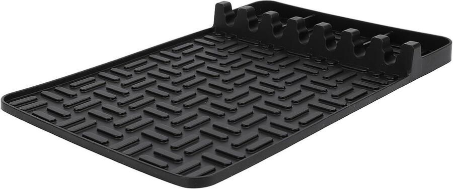 Grill Mat Oven Pad Barbecue Schoonhouden Hittebestendig Siliconen 40x28 cm Zwart