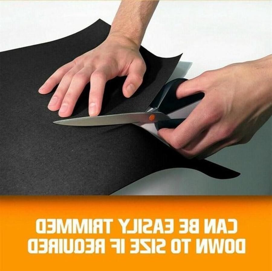 Grill Matten Vellen BBQ Bakmat Gemakkelijk Koken Herbruikbaar Anti-aanbak 40x33cm 2 stuks Zwart