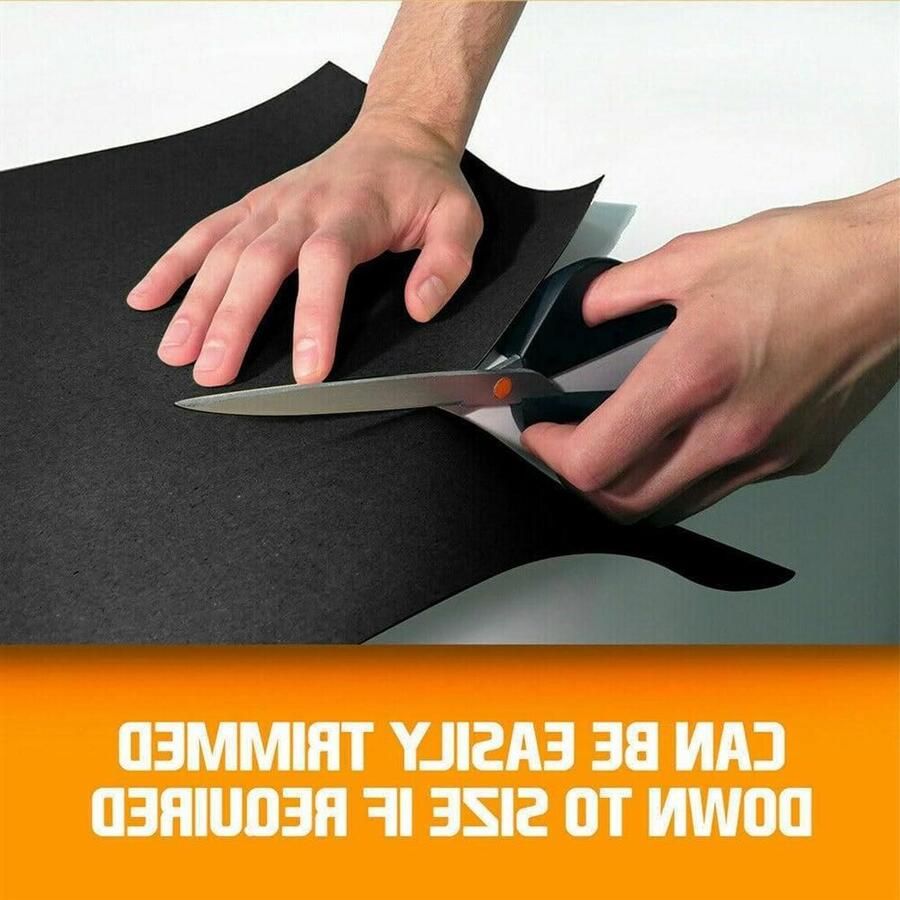 Grill Matten Vellen BBQ Bakmat Gemakkelijk Koken Herbruikbaar Anti-aanbak 40x33cm 2 stuks Zwart