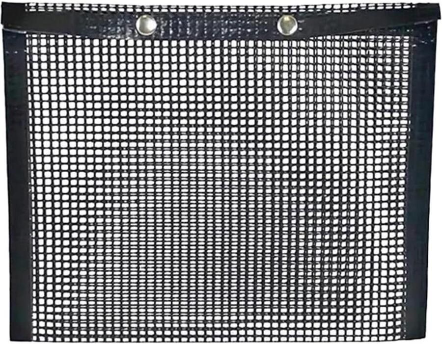 Grill Mesh Bag BBQ Pouch Groenten Grillen Herbruikbaar Hittebestendig 22x27cm Zwart