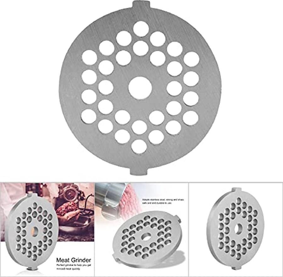 Grill N8 Kitchenaid Medium Chopper Grid 5mm Vleesmolen Crusher Vleesmolen Plaat Schijf Mes Klein Apparaat (7mm Gat) (Klein rond gat van 5mm)