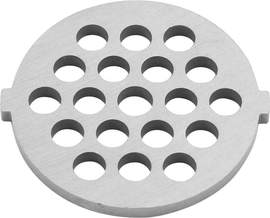 Grill N8 Medium Chopper Grid 5Mm Vleesmolen Crusher Vleesmolen Plaat Schijf Mes Apparaat (7Mm Gat) (rond gaatje van 7 mm)