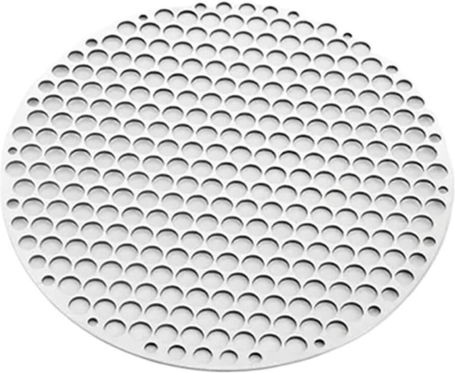 Grill Net BBQ Mat Buiten Koken Herbruikbaar Ontwerp 22CM Zilver