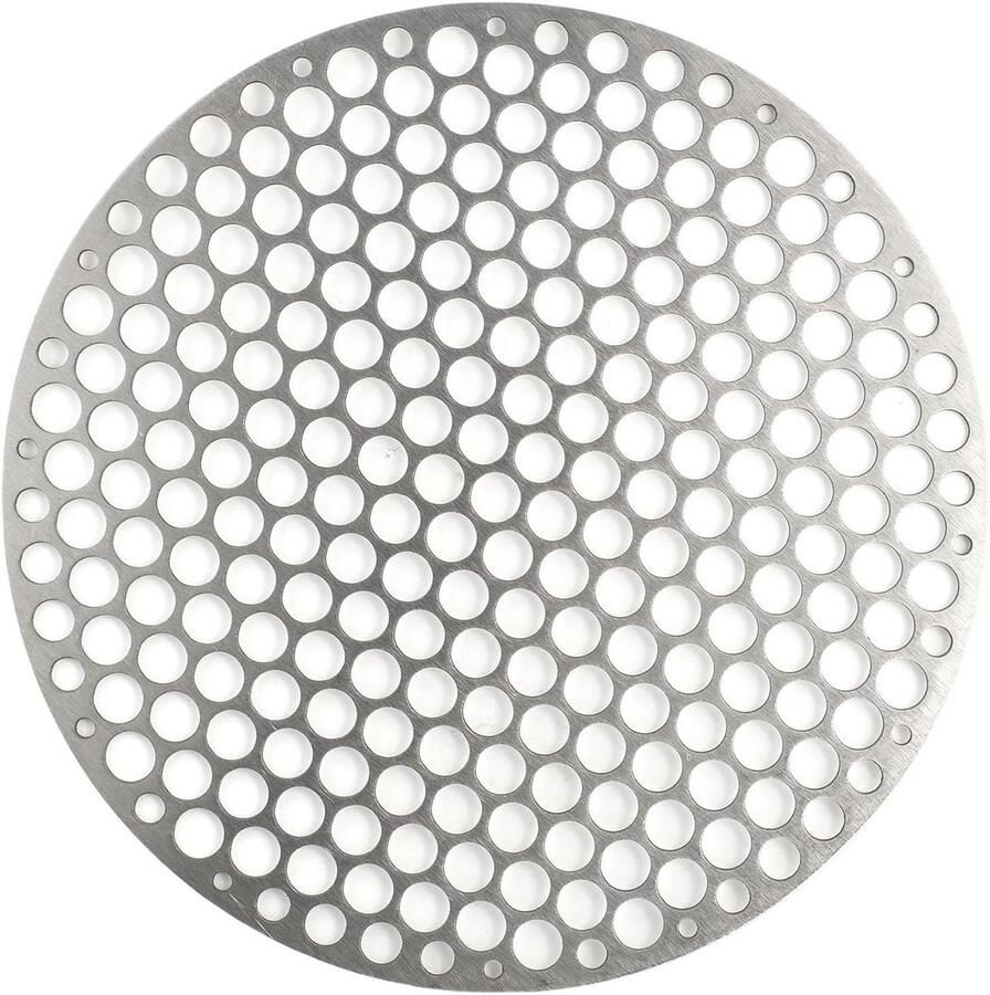 Grill Net RVS Barbecue Mat Buiten Koken Gelijkmatige Warmte 30 cm Zilver