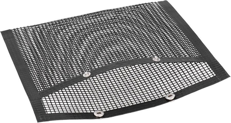 Grill Mesh Bag Kookzakken Buiten Koken Niet-aanbak Materiaal 46g tot 75g Zwart