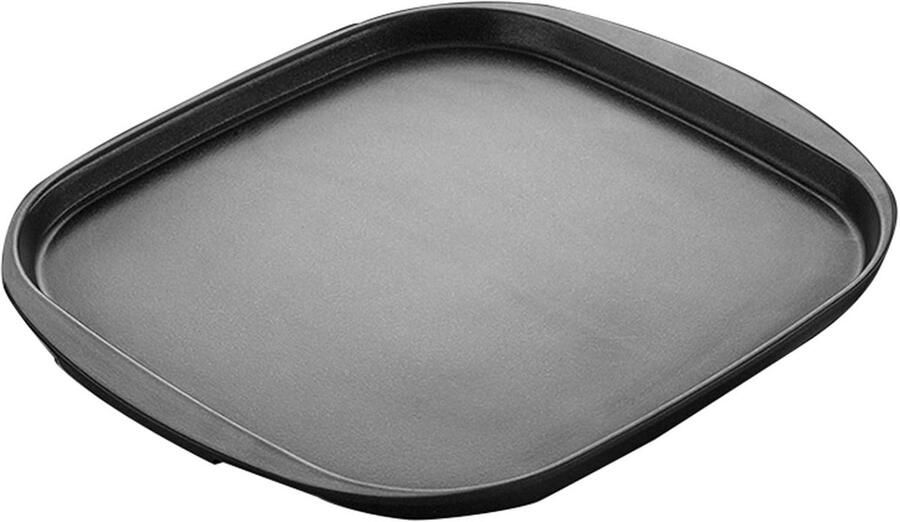 Grill Pan Bakplaat Buiten Koken Natuurlijk Anti-aanbak 32.5x29x4.8cm Zwart