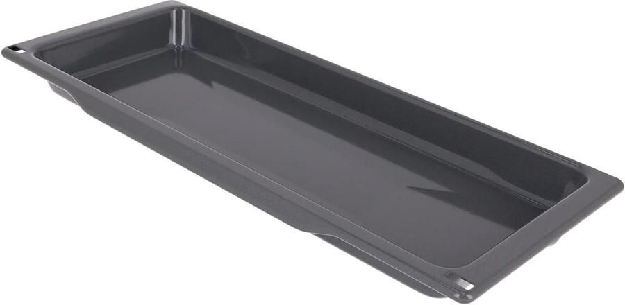 Grill Pan Bakplaat Koken Enamel coating 455 x 186 mm Zwart