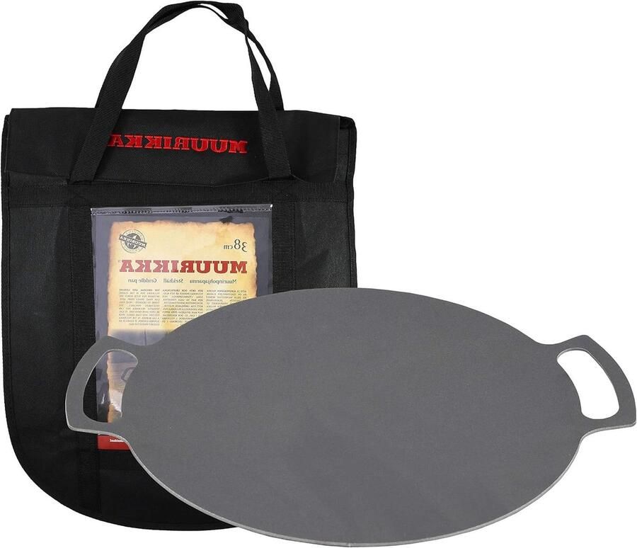 Grill Pan Bakplaat Plancha Buiten Koken Origineel Ontwerp 48 cm Zwart