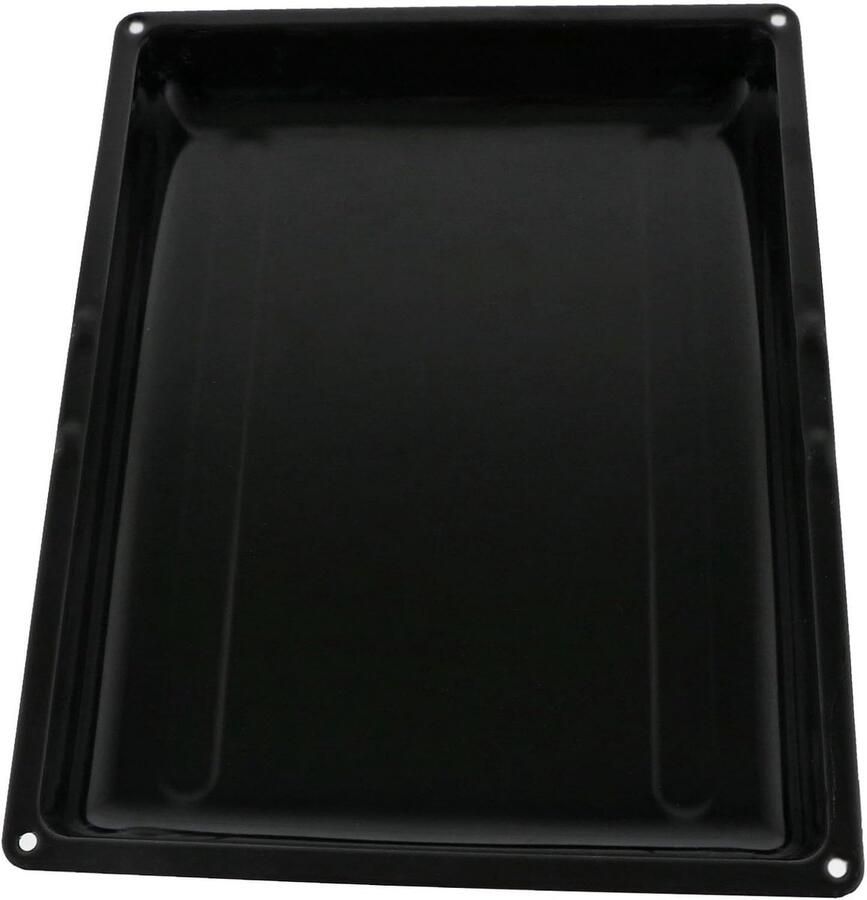 Grill Pan Bakplaat Rooster Oven Gerechten Bereiden Universele Afmetingen 355 x 280 mm Zwart