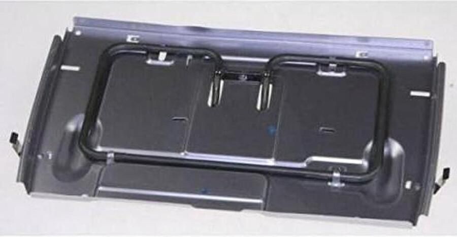 Grill Pan Contact Grill Aan Tafel Grillen Compact Design 220 Volt Zwart