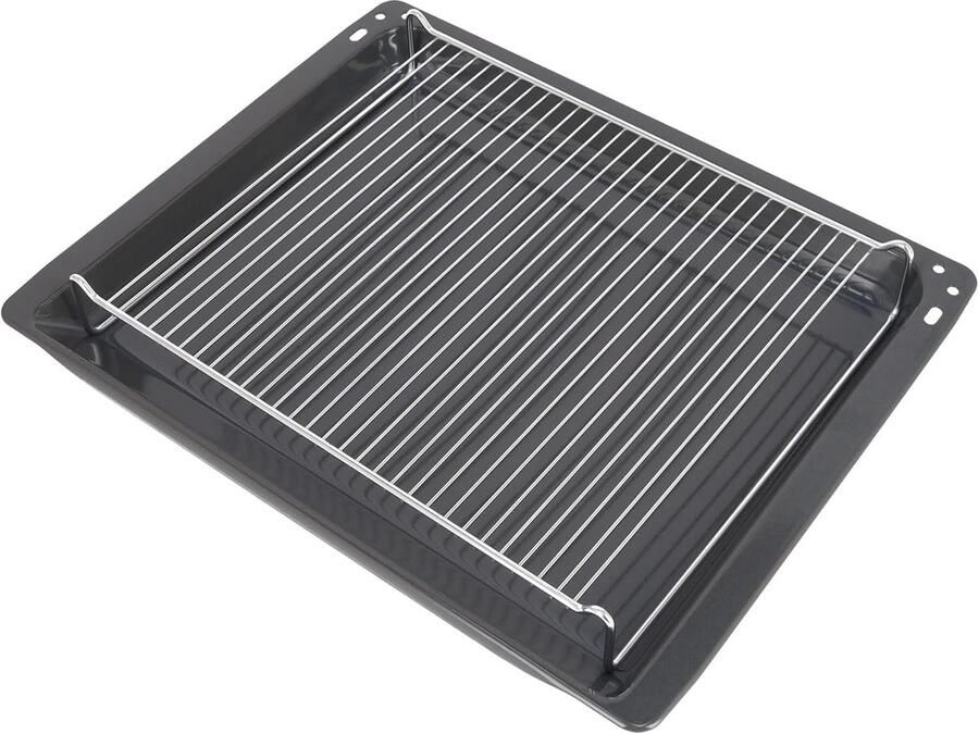 Grill Pan en Draadrooster voor Oven of BBQ Universeel Passend