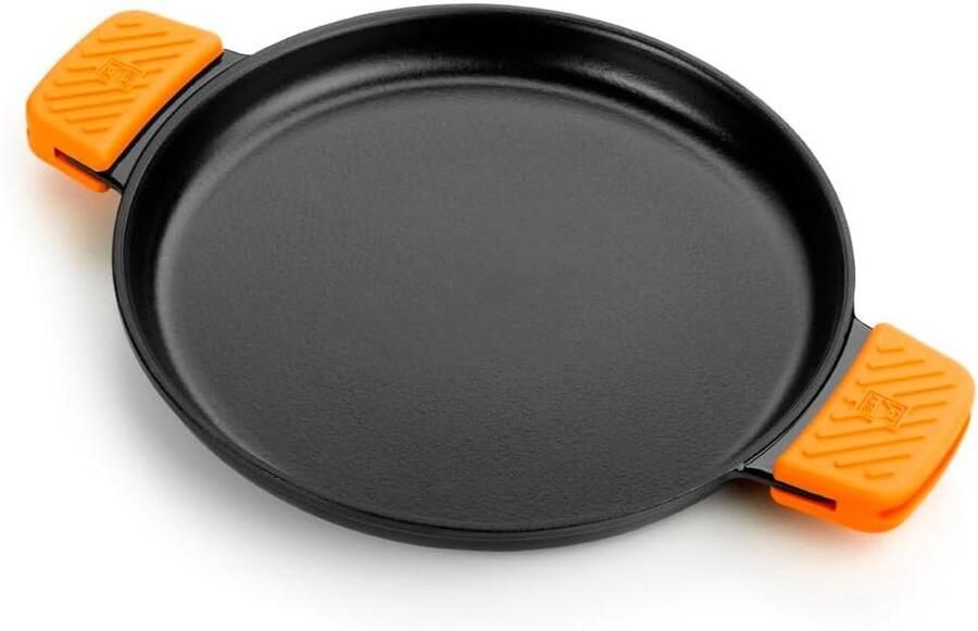 Grill Pan Koekenpan Gezond Koken Gelijkmatige Warmte 32 cm Zwart