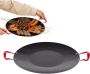 Koreaanse Grillpan Draagbare Kookpan Buiten Koken Anti-aanbaklaag 34 cm Zwart - Thumbnail 2