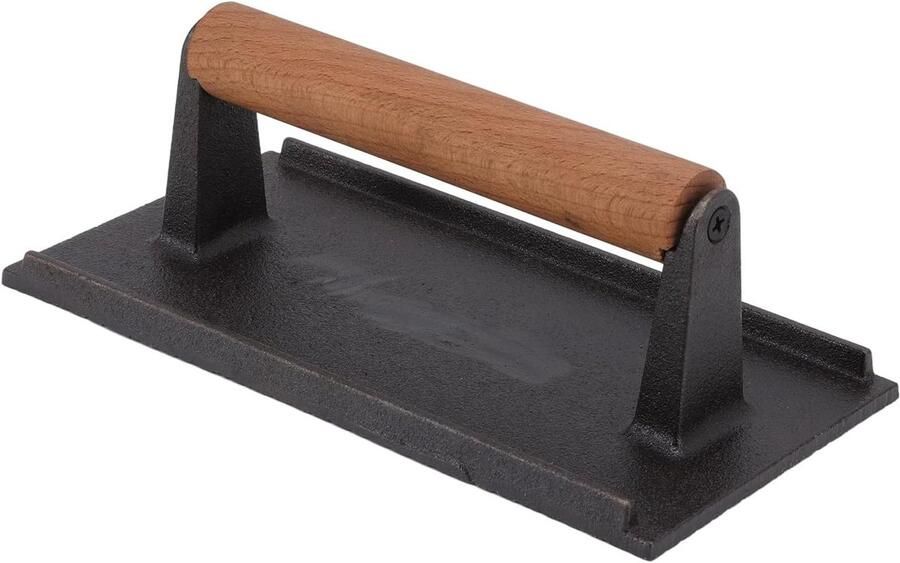 Grill Pers Vleespers Keuken Bakken en Grillen Hittebestendig Handvat 13x23CM Zwart