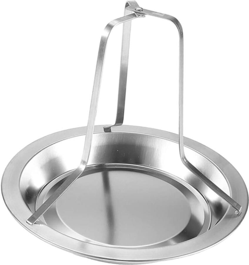 Grill Rek Barbecue Pan Heerlijk Koken Afneembaar Ontwerp 162 g Zilver