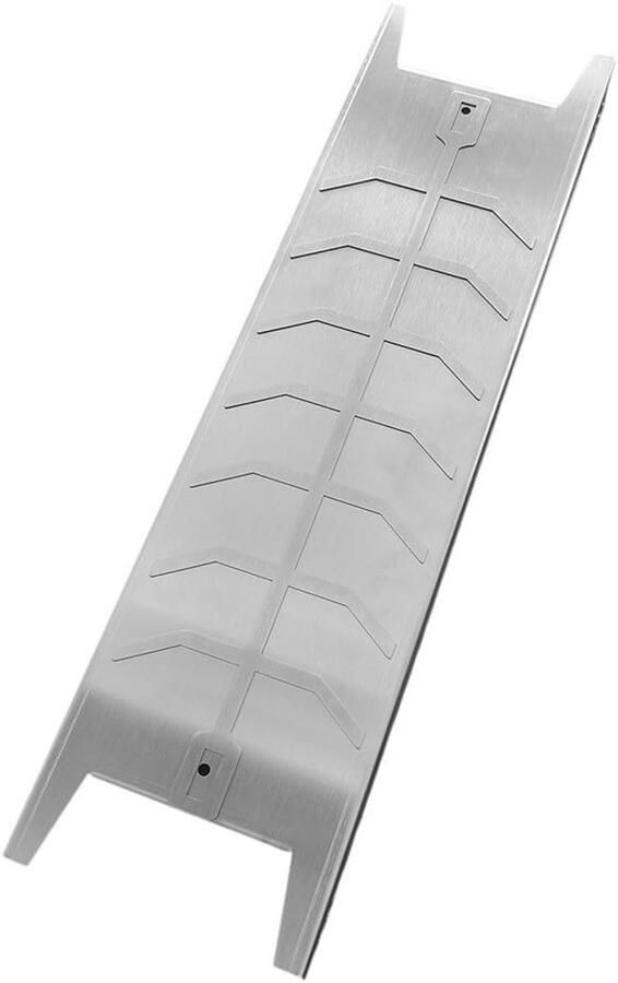 Grill Rek BBQ Rooster Buiten Koken 180 Graden Rotatie 52x11.5x3 cm Zilver