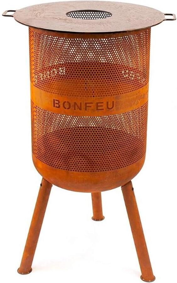 Grill Ring Buitenkeuken Onderdeel Buiten Koken Gietijzeren Constructie 100 cm Diameter Zwart