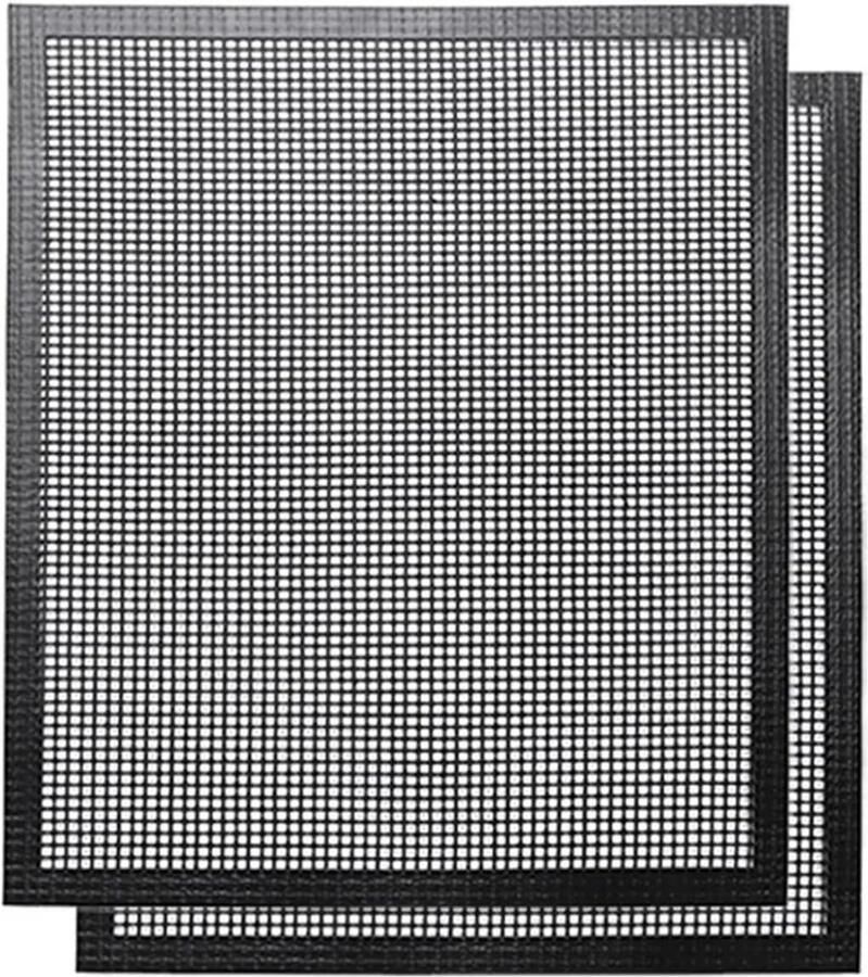 Grill rooster Bakmat Barbecueën Hittebestendig 40 x 33 cm Zwart