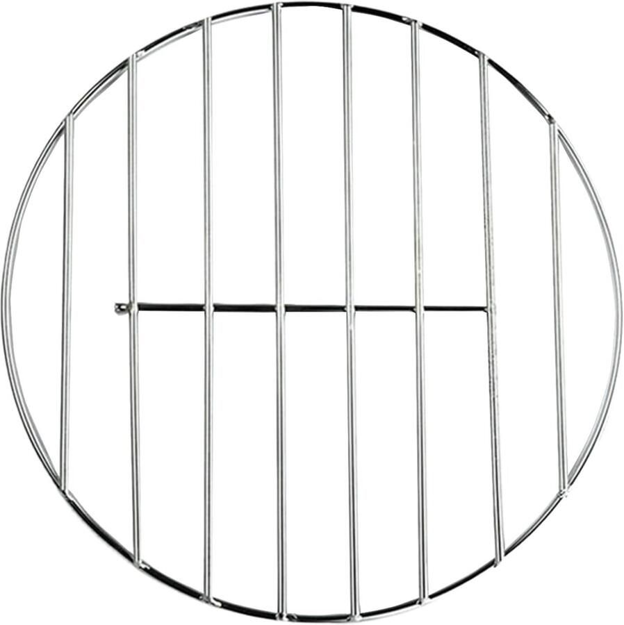 Grillrooster Roestvrijstaal Ronde Bakplaat Outdoor Koken Gelijkmatige Warmteverdeling 30 cm Diameter