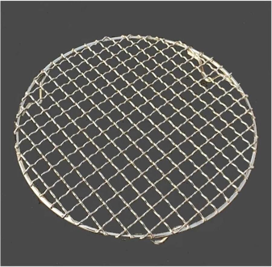 Grill Rooster Barbecue Net Koken en Bakken Roestvrij Staal 40.5cm Zilver