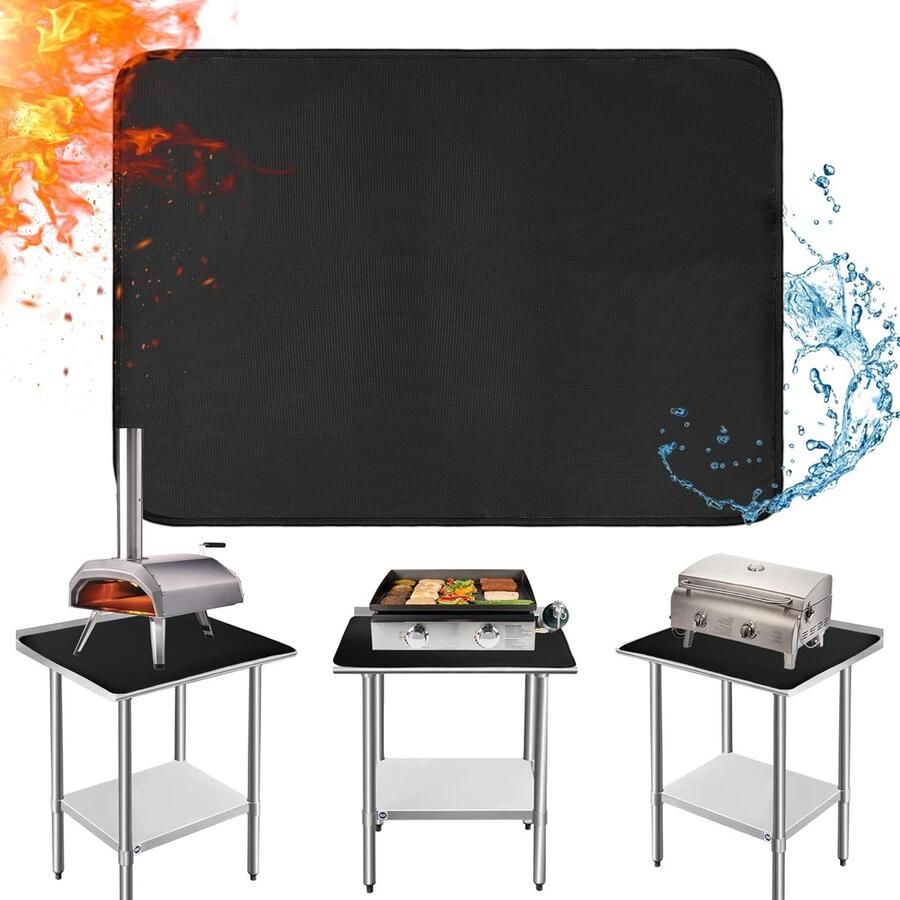 Grill Rooster BBQ Accessoire Buiten Koken Gemakkelijk Schoon 40 x 60 cm Zwart