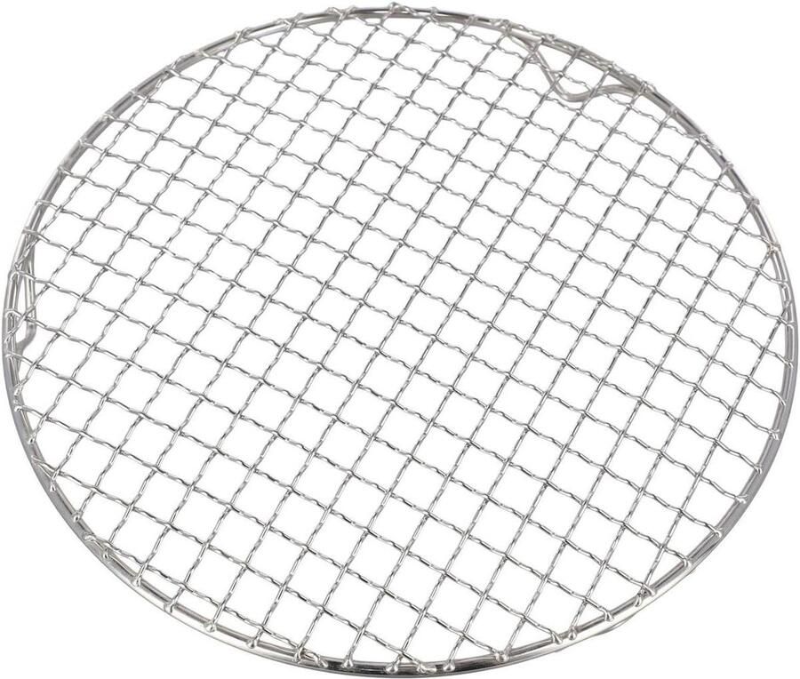 Grill Rooster BBQ Accessoire Buiten Koken Roestvrij Staal 27 cm Zilver