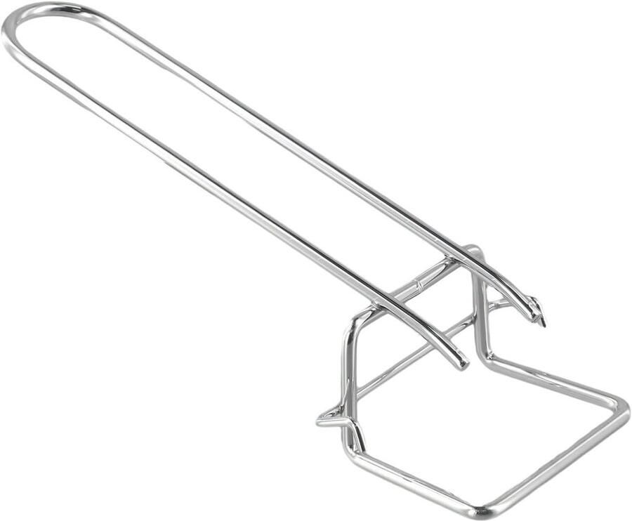 Grill Rooster Houder Oven Clip Veilig Hanteren Afneembaar Handvat 17 x 5 x 3 cm Zilver
