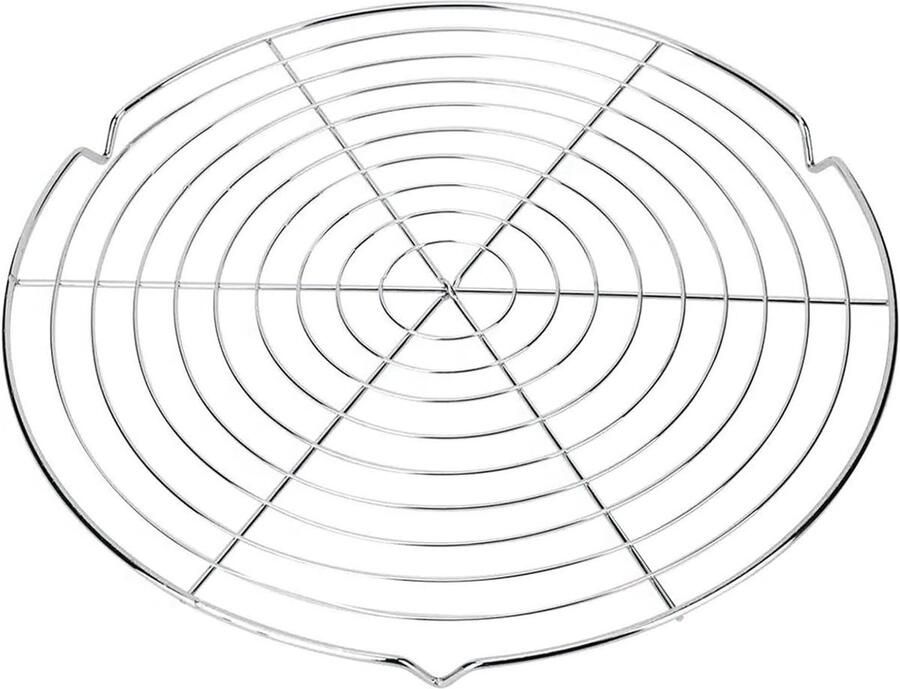 Grill Roosters Barbecue Net Buiten Koken Gelijkmatige Warmteverdeling 32 cm Zilver