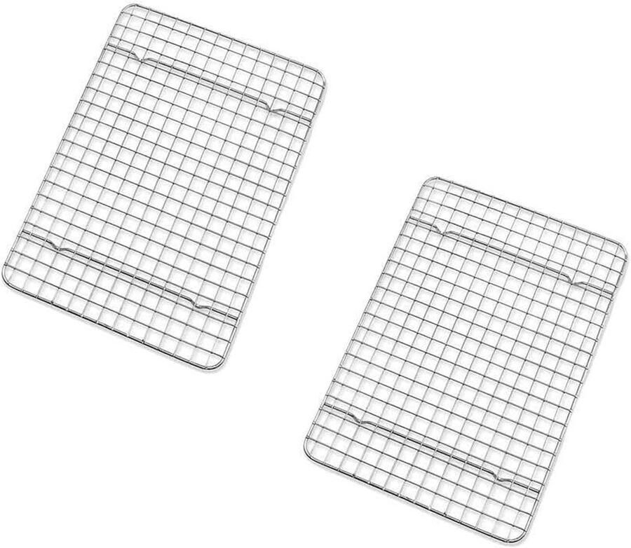 Grill Roosters Net Platen Buiten Koken Anti-aanbaklaag 22 x 16 cm