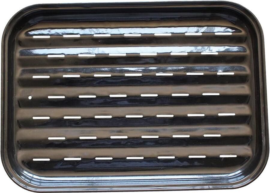 Grill Schaal BBQ Bak Buiten Koken Herbruikbaar Staal 34x24 cm Zilver