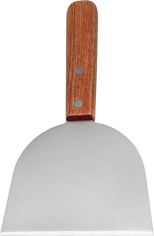Grill Schraper Bakplaat Schraper Koken en Reinigen Ergonomisch Houten Handvat 22x13 cm Niet gespecificeerd