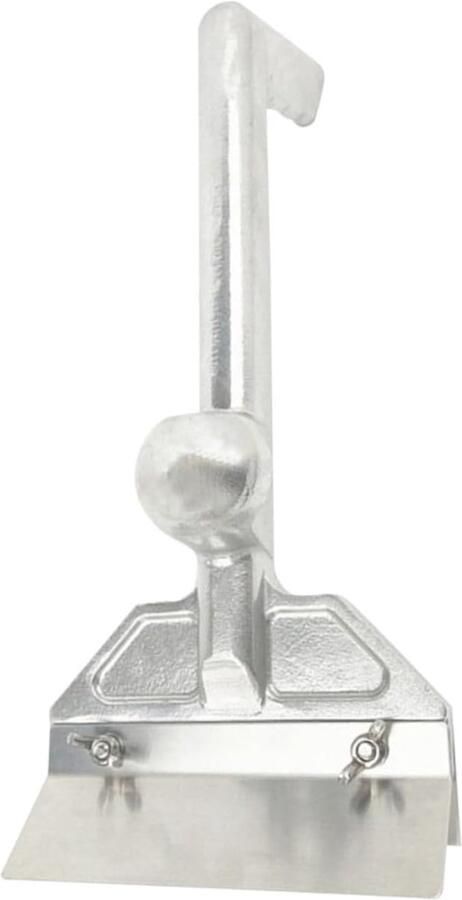 Grill Schraper Plancha Gereedschap Grill Schoonmaken Roestvrij Staal 40 cm Zilver